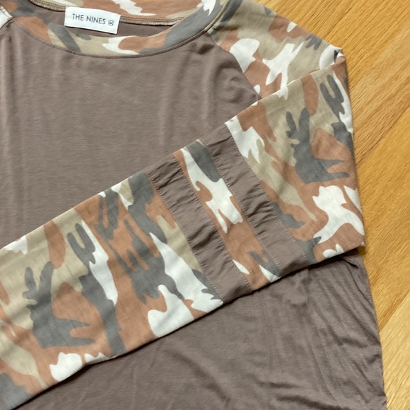The Nines camo baseball tee M - Picture 3 of 4